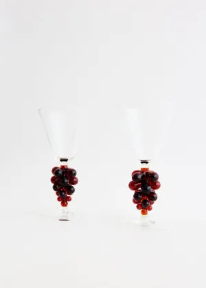 2 Bordeaux Wine Glasses