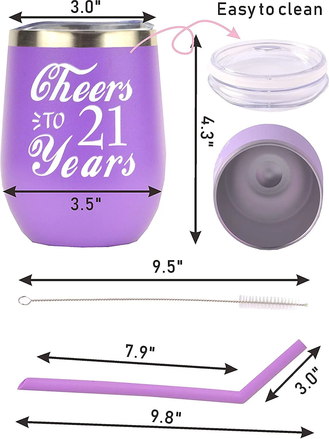 21st Birthday Gifts for Women, 21st Birthday, 21st Birthday Tumbler, 21st Birthday