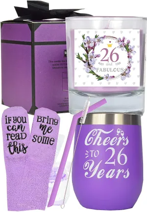 26th Birthday Gifts for Women, 26th Birthday, 26th Birthday Tumbler, 26th Birthday