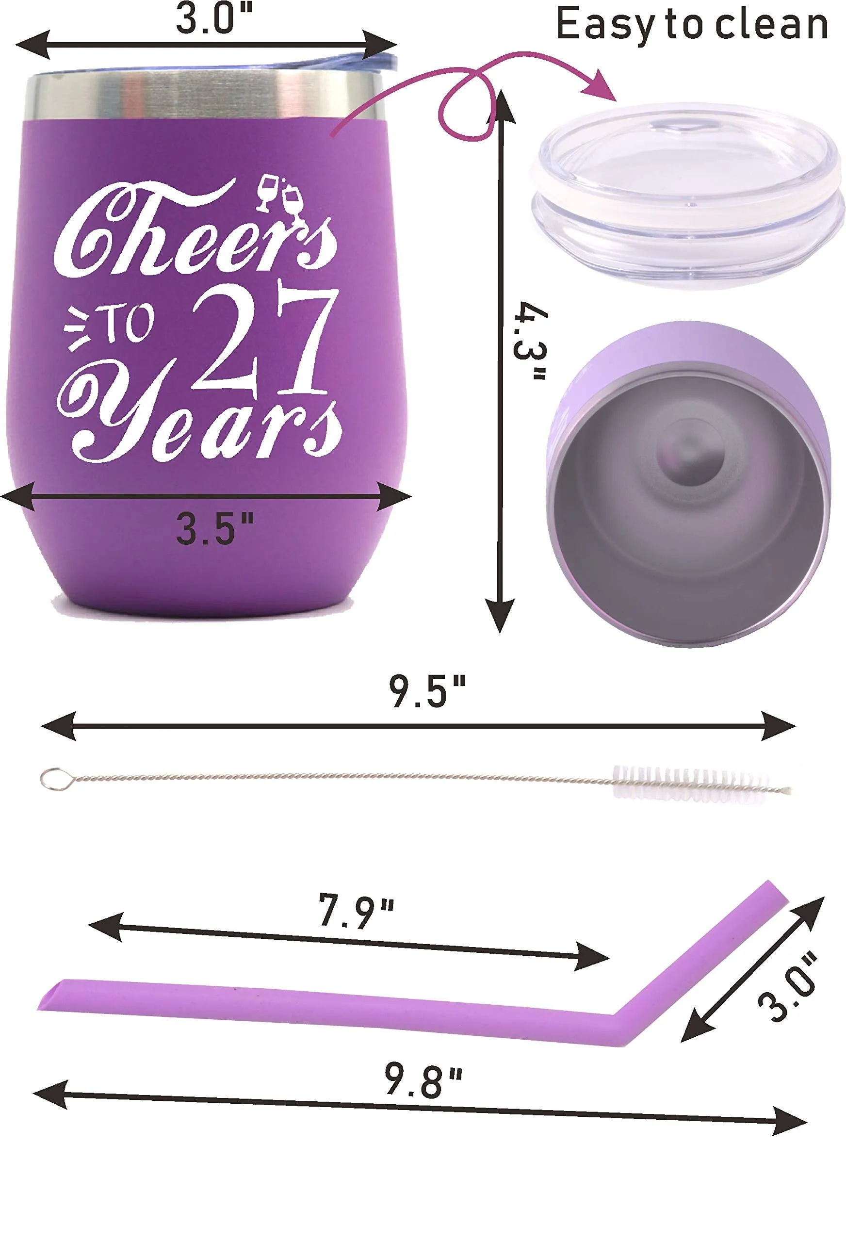 27th Birthday Gifts for Women, 27th Birthday, 27th Birthday Tumbler, 27th Birthday