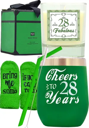 28th Birthday Gifts for Women, 28th Birthday, 28th Birthday Tumbler, 28th Birthday