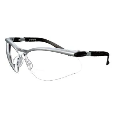 3M BX Reader Protective Eyewear, 11375-00000-20, clear lens, silver frame,  2.0 dioptre. Box/20