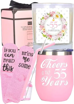 55th Birthday Gifts for Women, 55th Birthday, 55th Birthday Tumbler, 55th Birthday