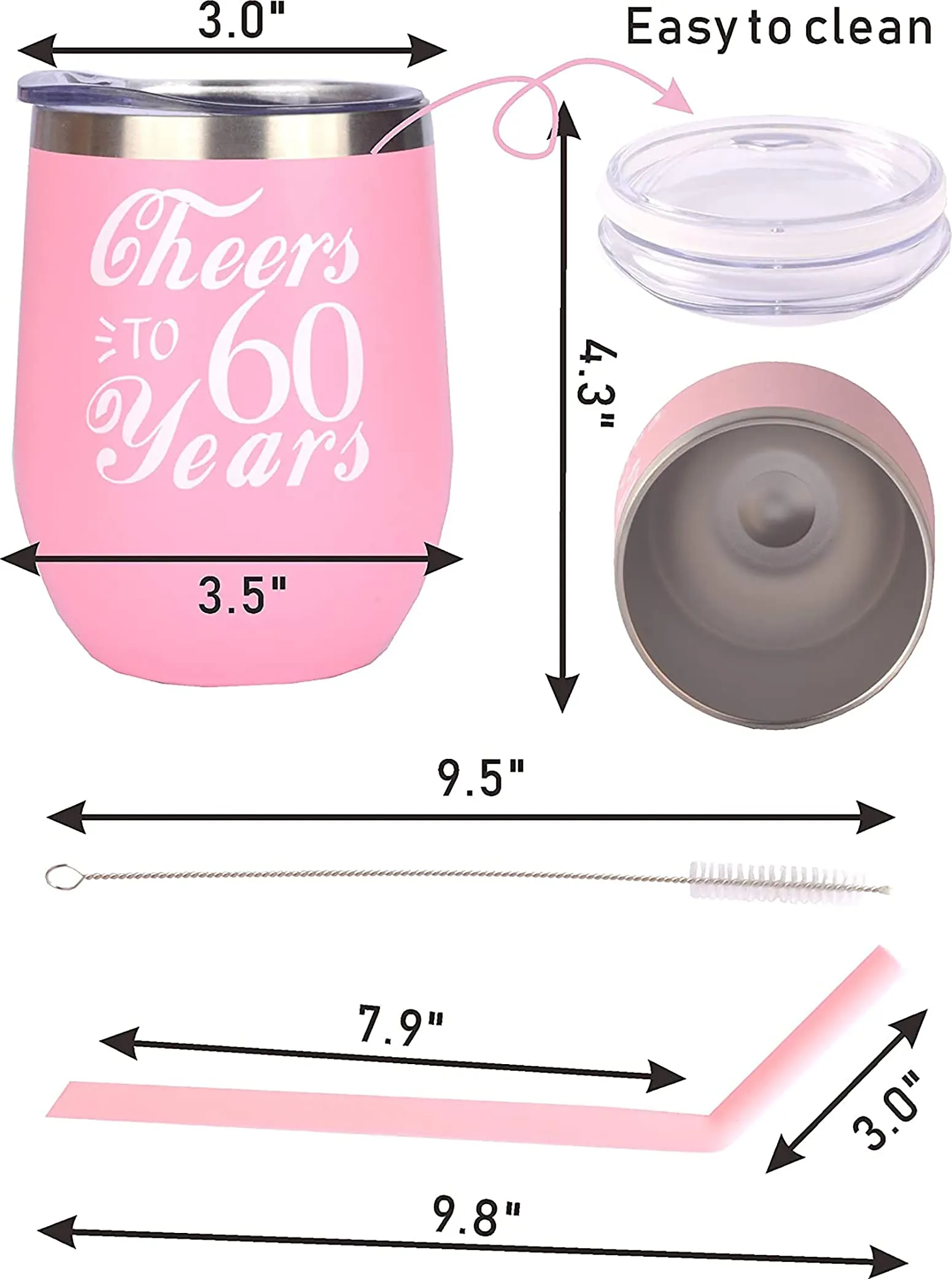 60th Birthday Gifts for Women, 60th Birthday, 60th Birthday Tumbler, 60th Birthday