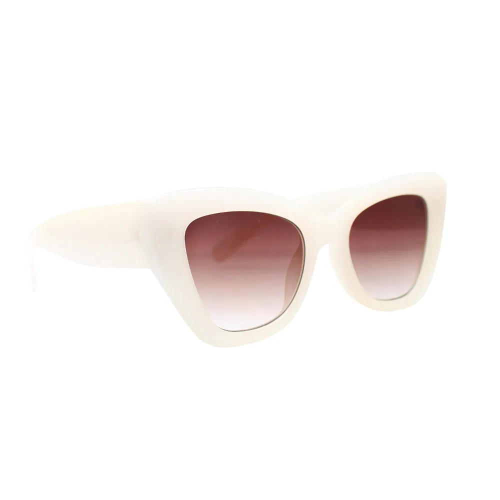 ADELE | Cream | Smokey Brown Polarized Lens