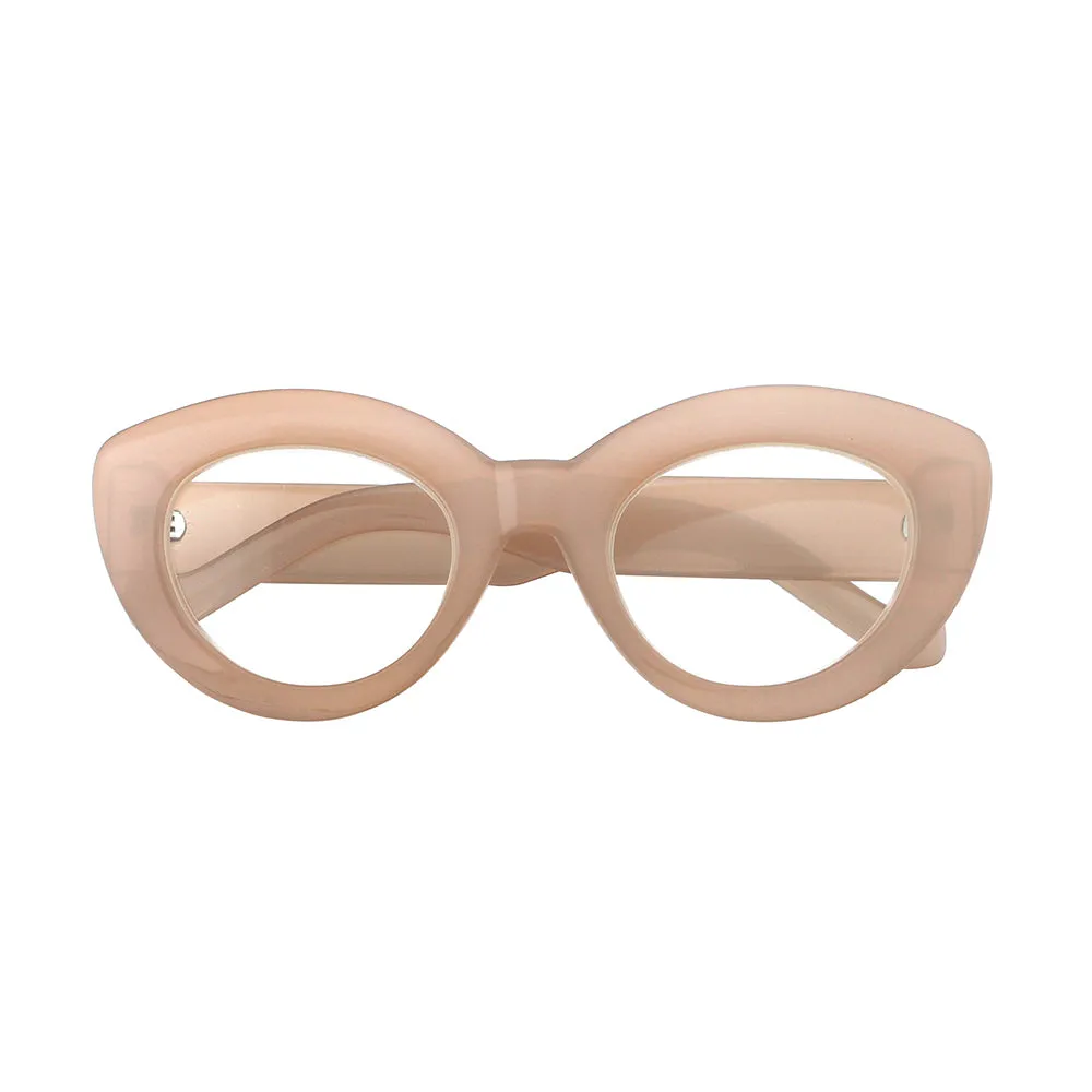 ADELINE | Transparent Light Brown | Blue Light