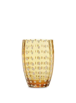 Amber Perle Glass Tumbler