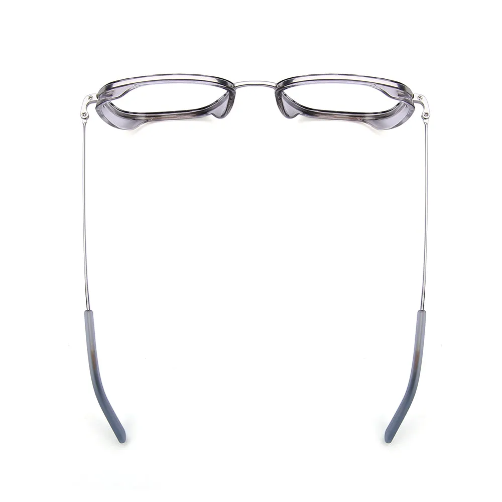 ART | Light Grey Tortoise | Silver Metal Frame