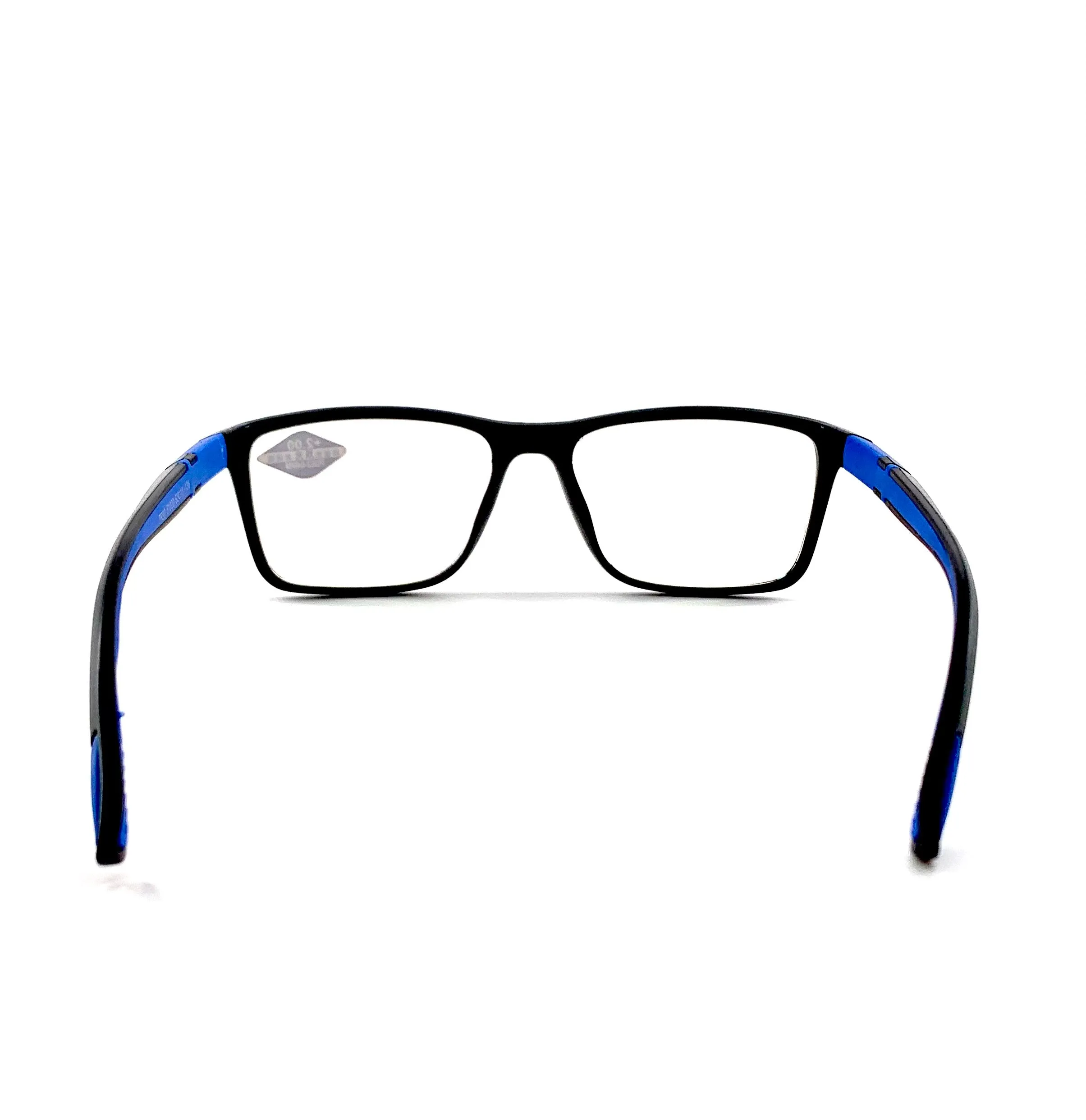 Black & blue blue light blocking glasses