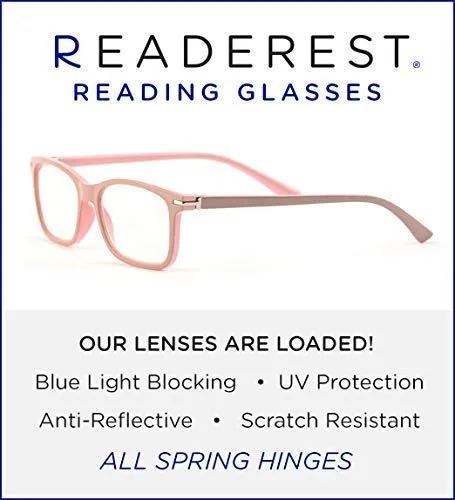 Blue-Light-Blocking-Reading-Glasses-Beige-Pink-3-25-Magnification-Computer-Glasses