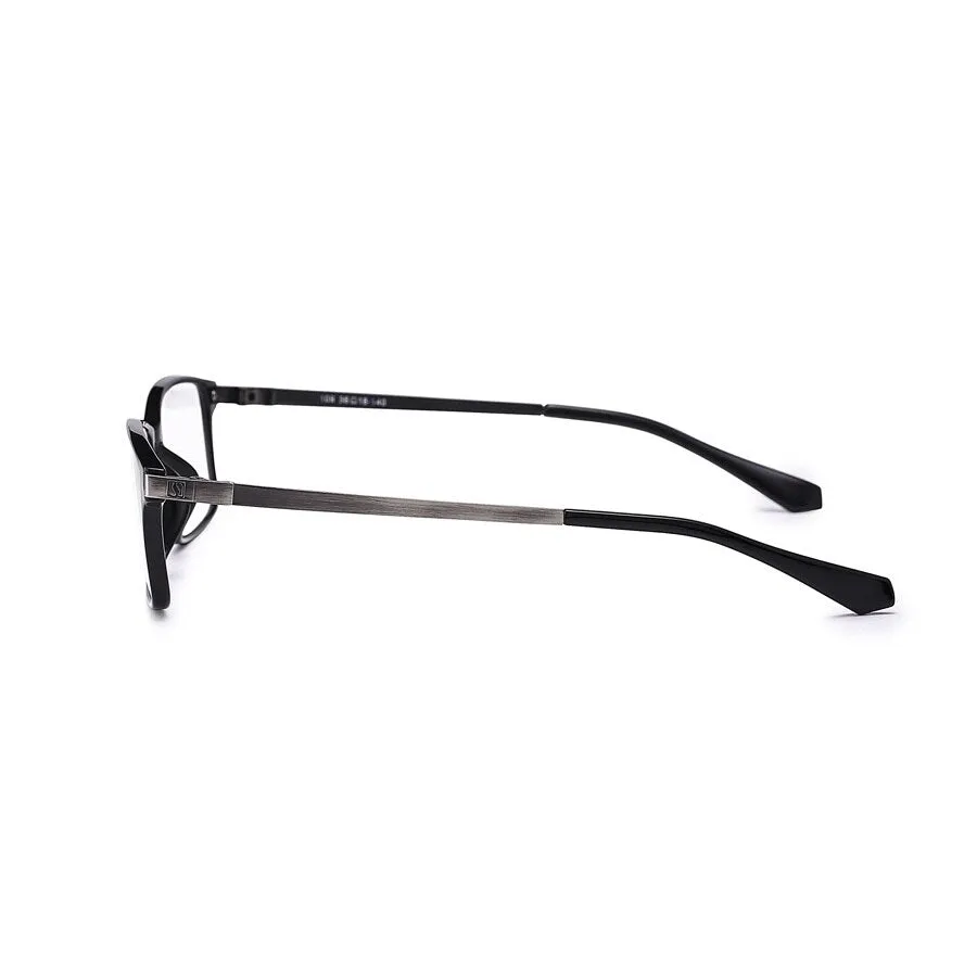 Brightzone Full Rim Men's Reading Glasses Square Alloy 109