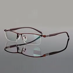 Brightzone Men's Reading Glasses Full Rim Square Alloy 56170