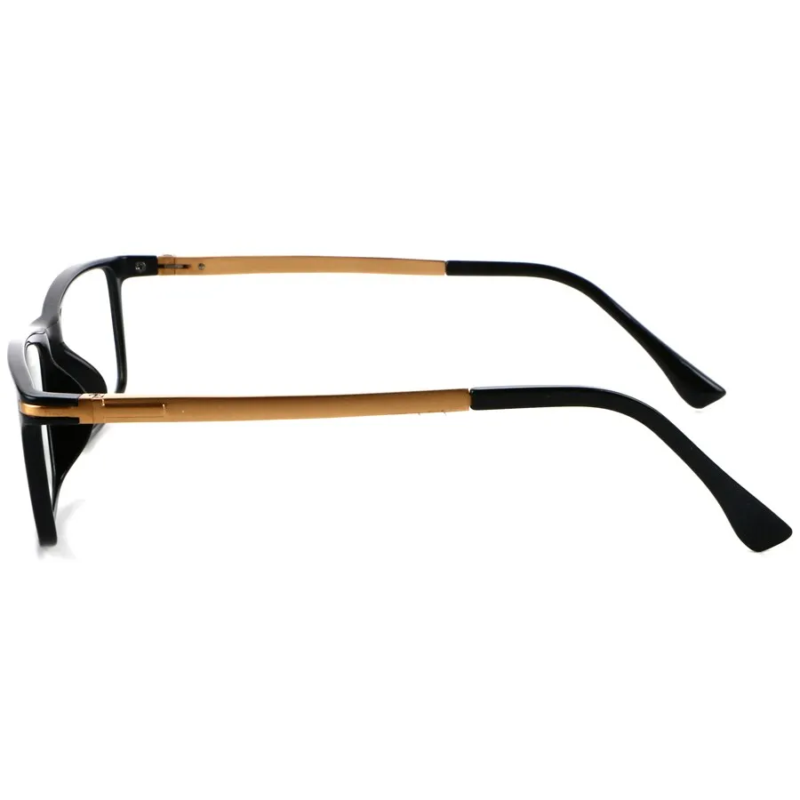 Brightzone Unisex Full Rim Square Acetate Alloy Reading Glasses 4568