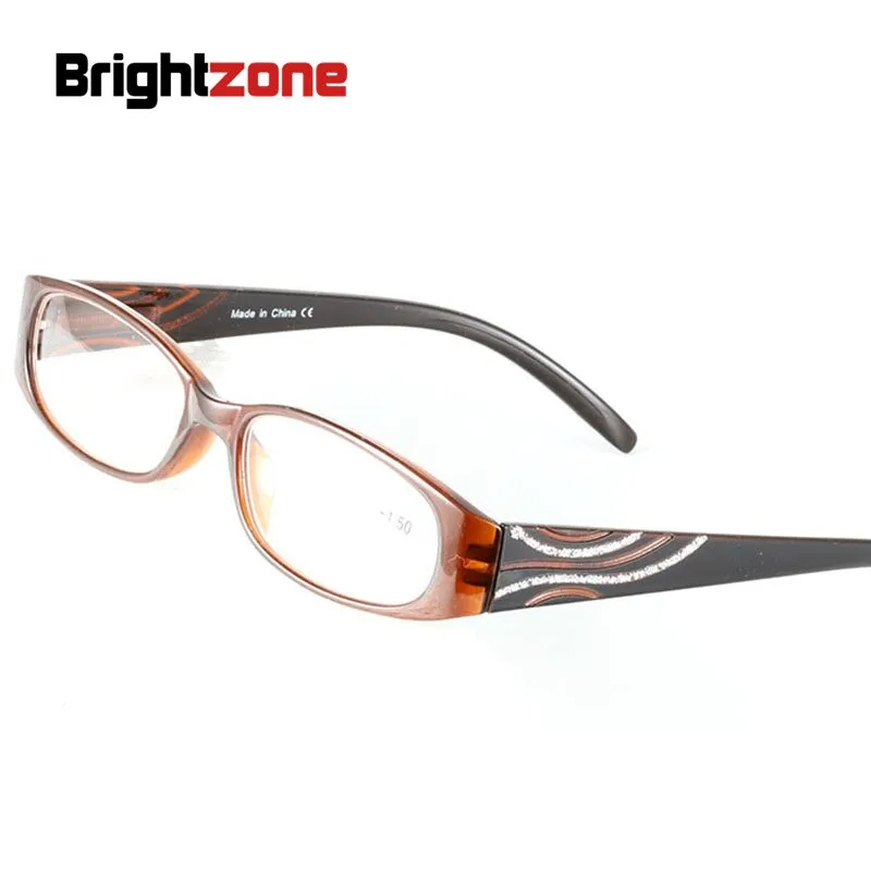 Brightzone Women's Full Rim Rectangle Acetate Reading Glasses 8254