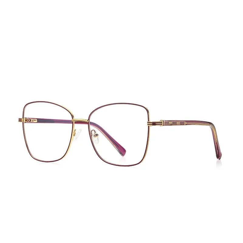 CCspace Unisex Full Rim Square Alloy Eyeglasses 55529