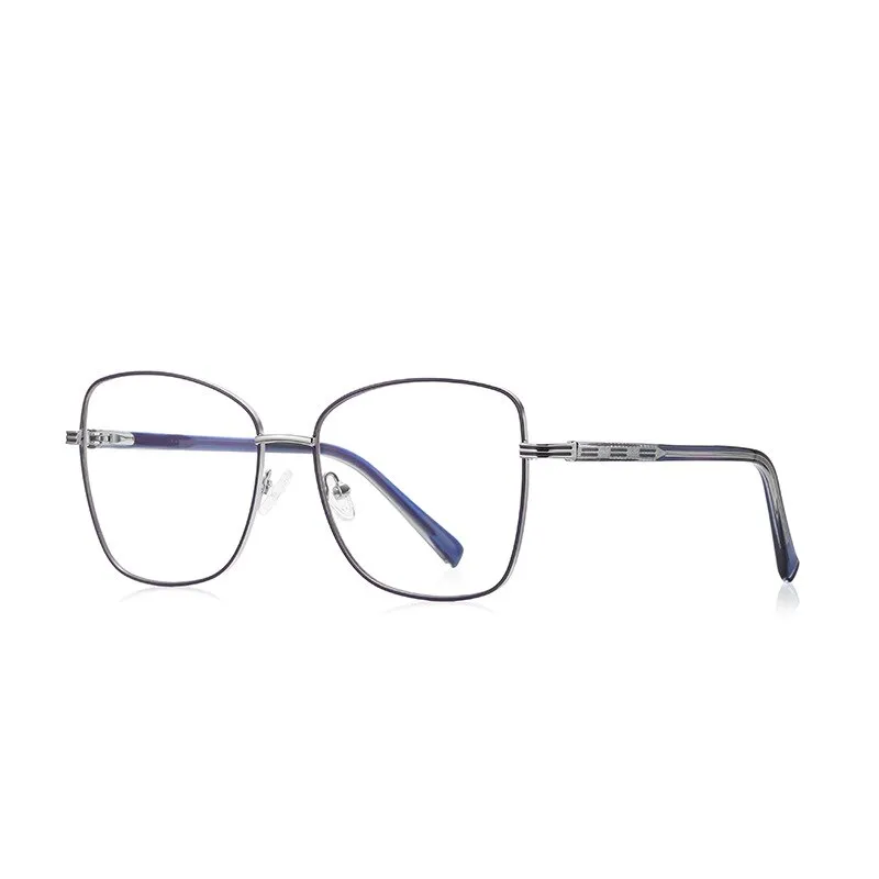 CCspace Unisex Full Rim Square Alloy Eyeglasses 55529