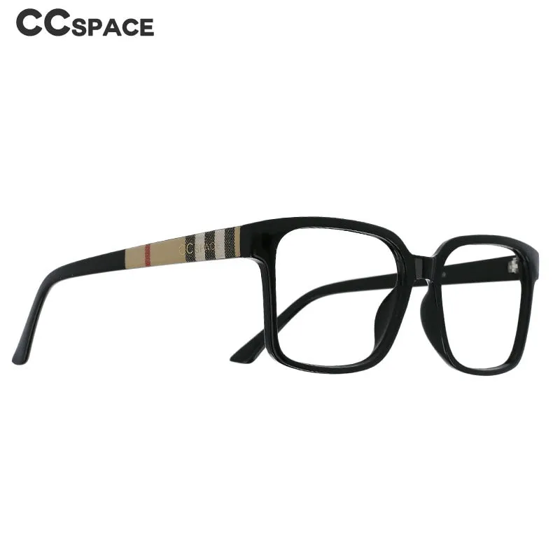 CCspace Unisex Full Rim Square Tr 90 Reading Glasses R51071