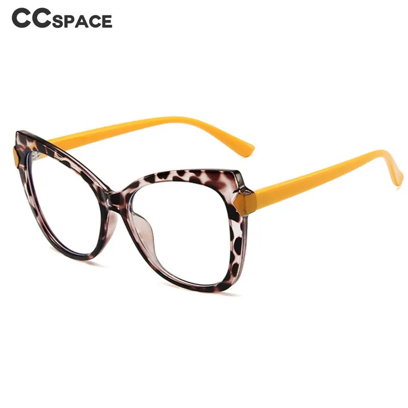 CCspace Women's Full Rim Cat Eye Tr 90 Eyeglasses 53348