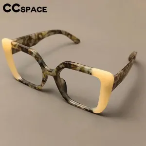 CCspace Women's Full Rim Square Polycarbonate Reading Glasses 56982