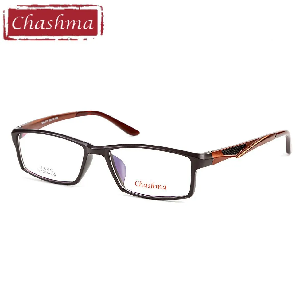 Chashma Ottica Men's Full Rim Square Tr 90 Aluminum Magnesium Sport Eyeglasses 011