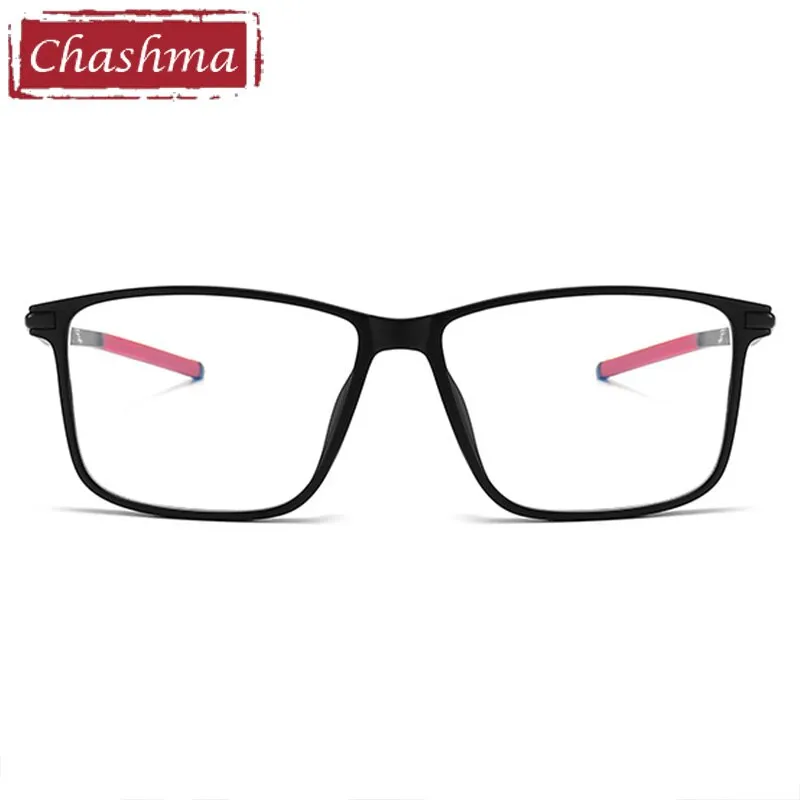 Chashma Ottica Men's Full Rim Square Tr 90 Aluminum Magnesium Sport Eyeglasses