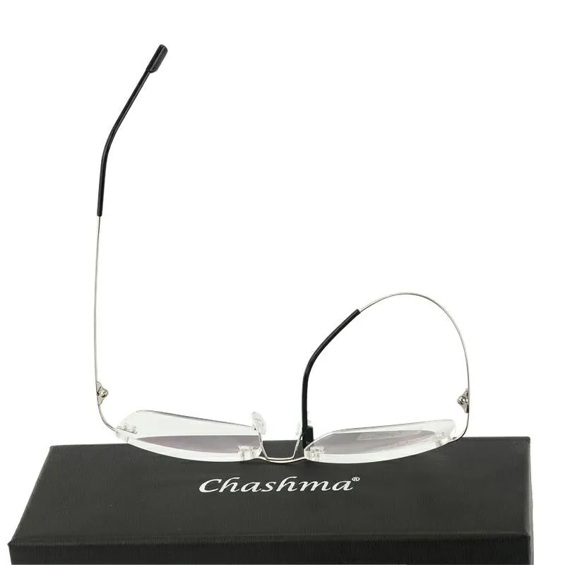 Chashma Unisex Rimless Titanium Alloy Reading Glasses 0020