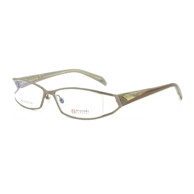 Cubjoue Unisex Full Rim Rectangle Alloy Myopic Reading Glasses 13006