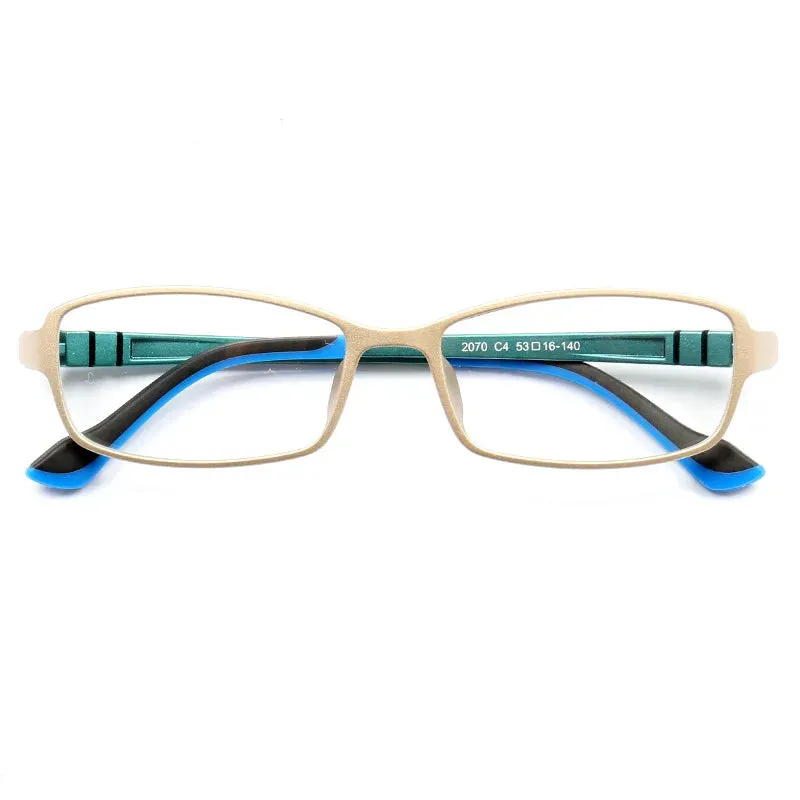 Cubojue Unisex Full Rim Square Plastic Reading Glasses 2070