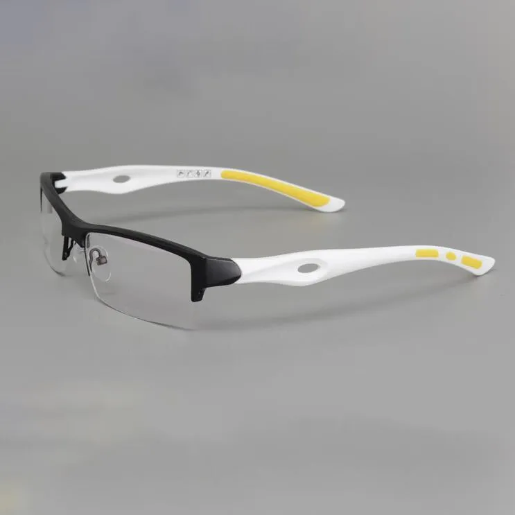 Cubojue Unisex Reading Glasses Sports Tr 90 Titanium Semi Rim