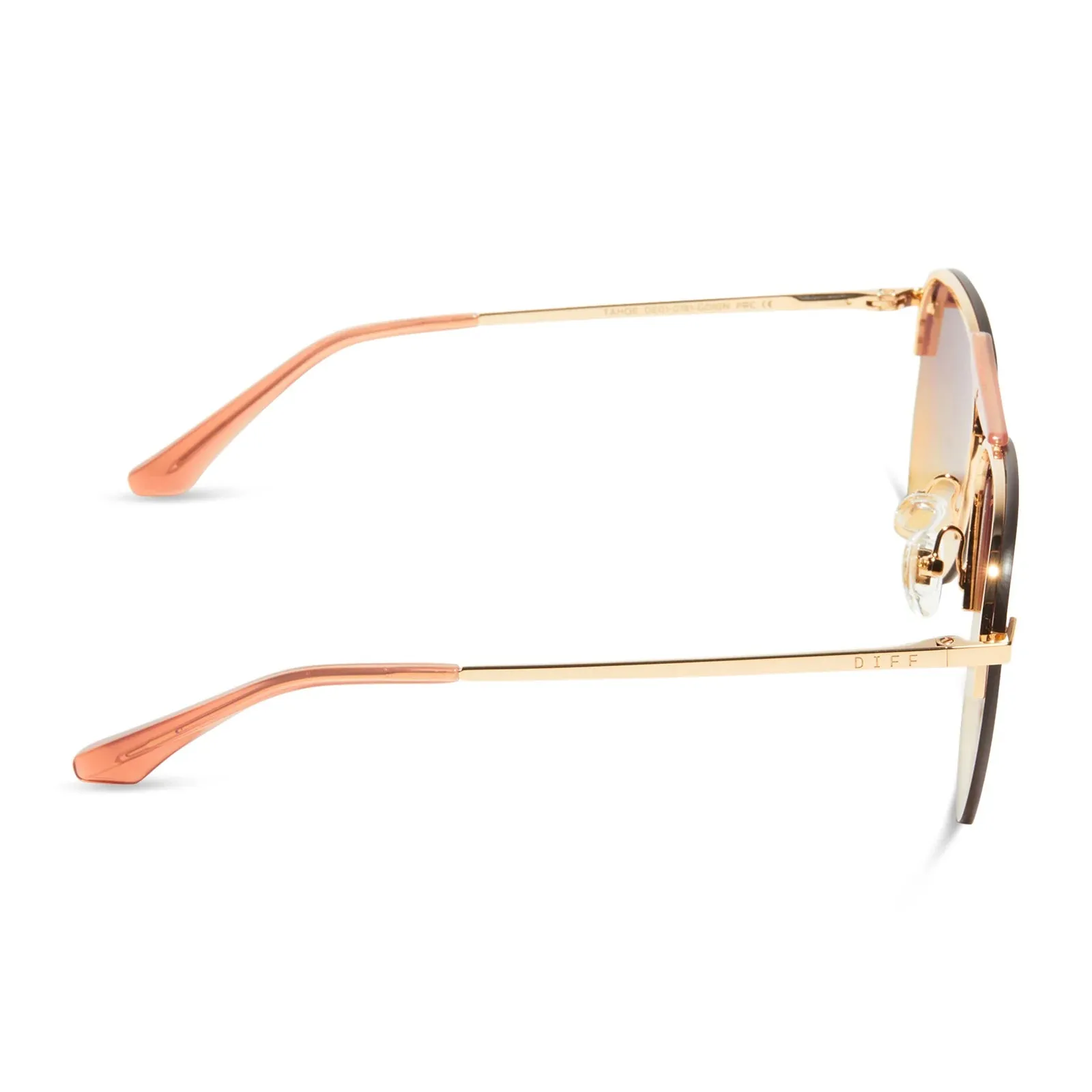 DIFF Tahoe Sunglasses - Gold   Inca Gradient