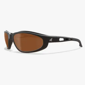 Edge Eyewear Dakura TSM215 Black Frame, Polarized Copper Driving Lens Glasses