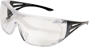 Edge Eyewear Ossa XF111 Black Frame Clear Lens Glasses