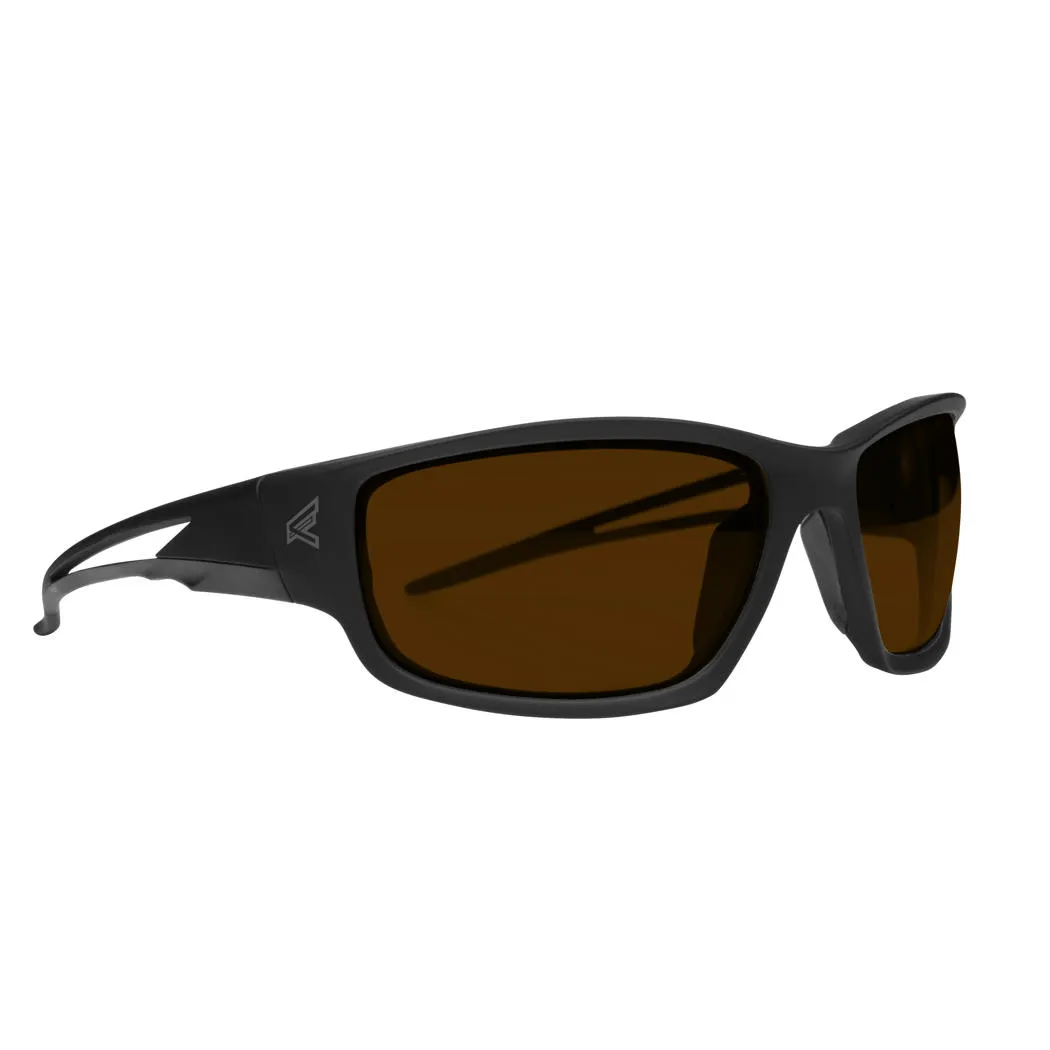 Edge Eyewear TSK215 - Safety Glasses - Kazbek - Black Frame / Polarized Copper "Driving" Lens