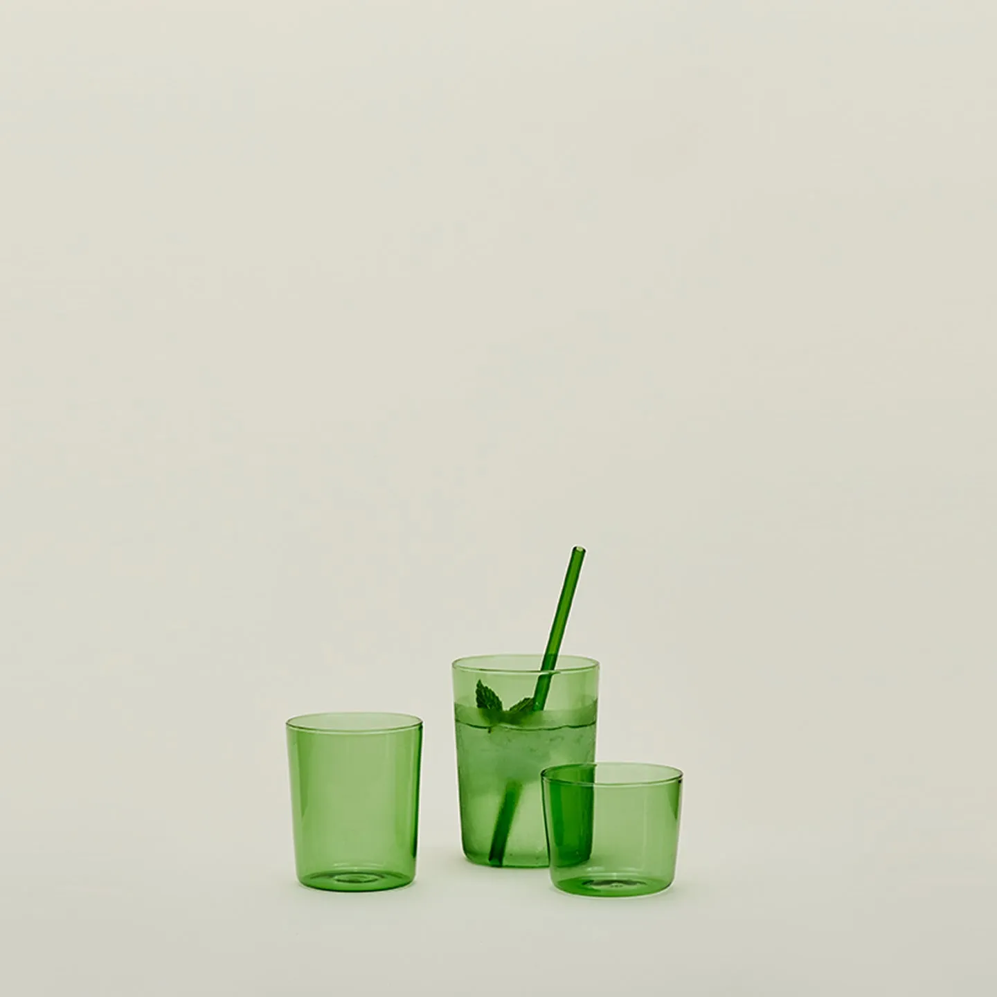 Essential Glassware- Green 20 oz