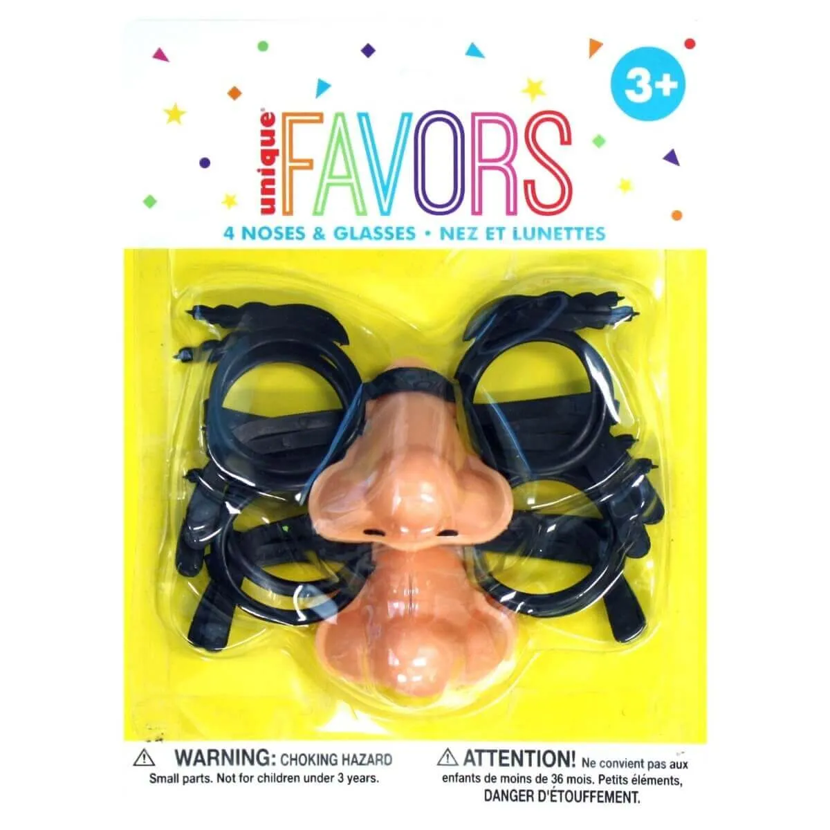 Favor-Noses And Glasses (4 Pack)