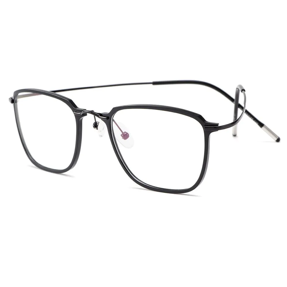 Gmei Men's Eyeglasses Ultralight Beta Titanium Flexible Glasses M19003