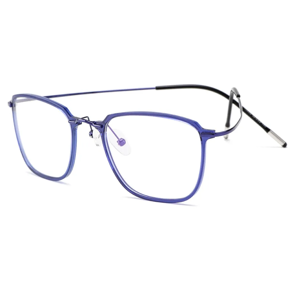 Gmei Men's Eyeglasses Ultralight Beta Titanium Flexible Glasses M19003