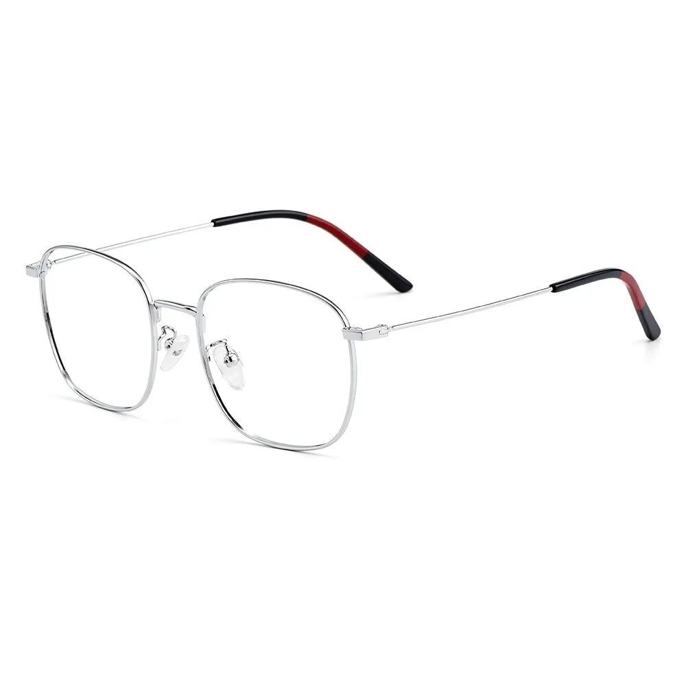 Gmei Unisex Full Rim Square Alloy Eyeglasses M0681