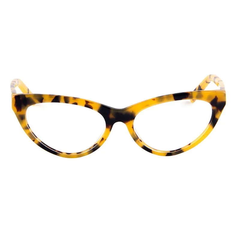 Gmei Women's Eyeglasses Cat-Eye Hypoallergenic Acetate Full Rim T8097