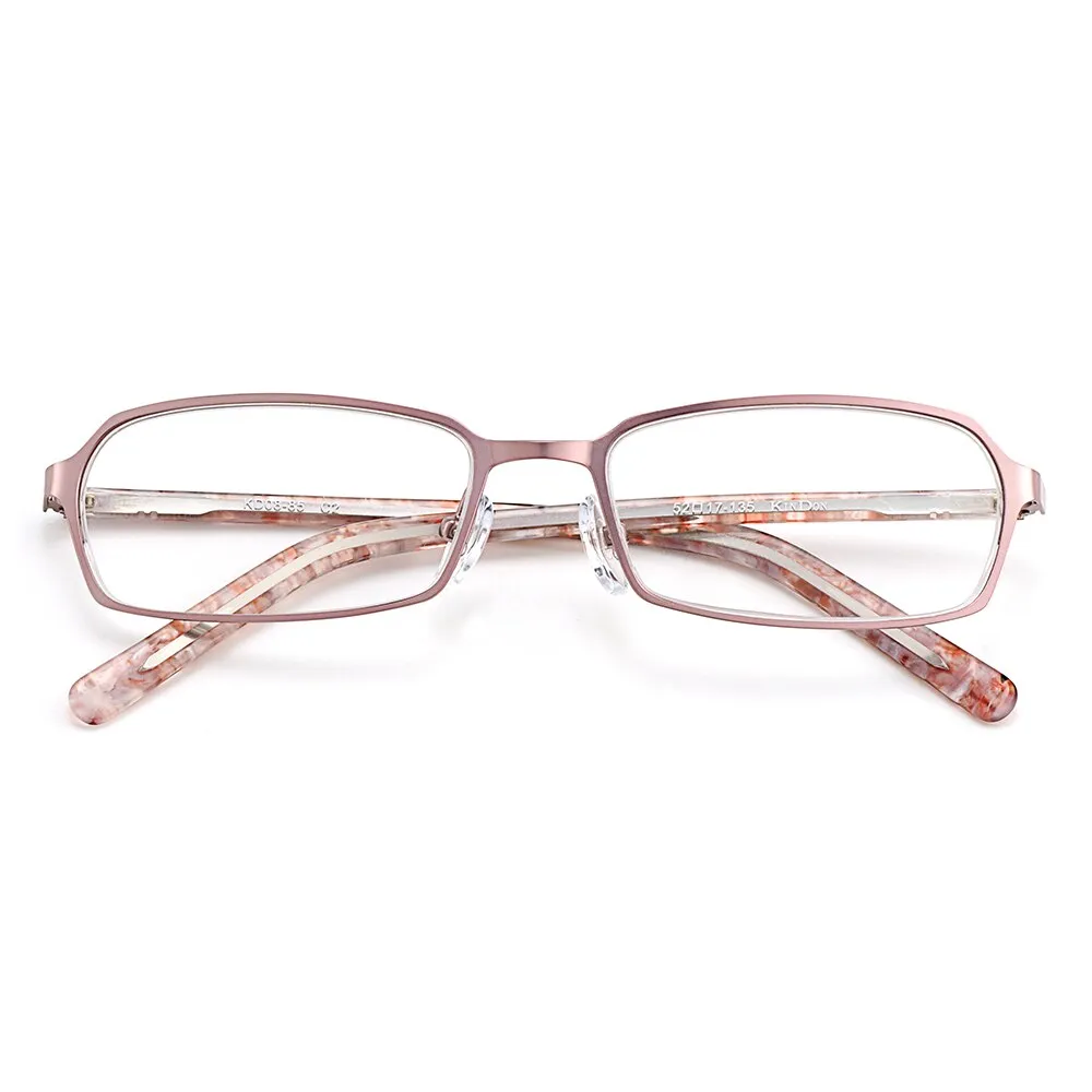 Gmei Women's Eyeglasses Ultralight Pure Titanium Small Face W0885