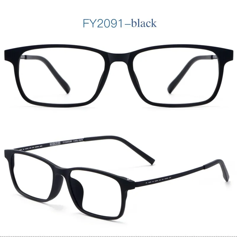 Handoer Unisex Full Rim Square Alloy Reading Glasses FY2091/2098