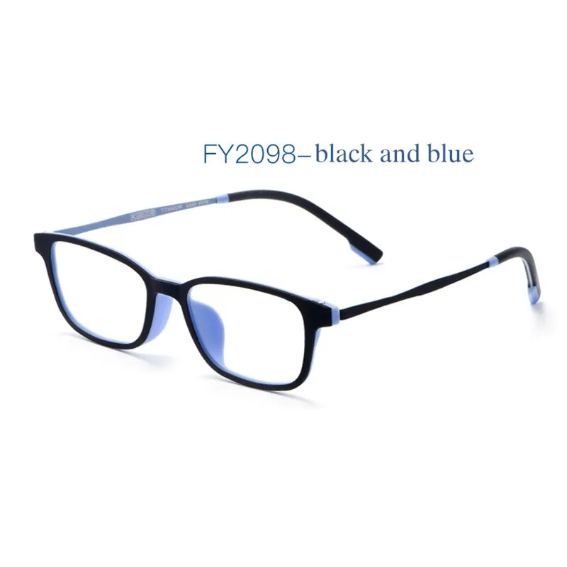 Handoer Unisex Full Rim Square Alloy Reading Glasses FY2091/2098