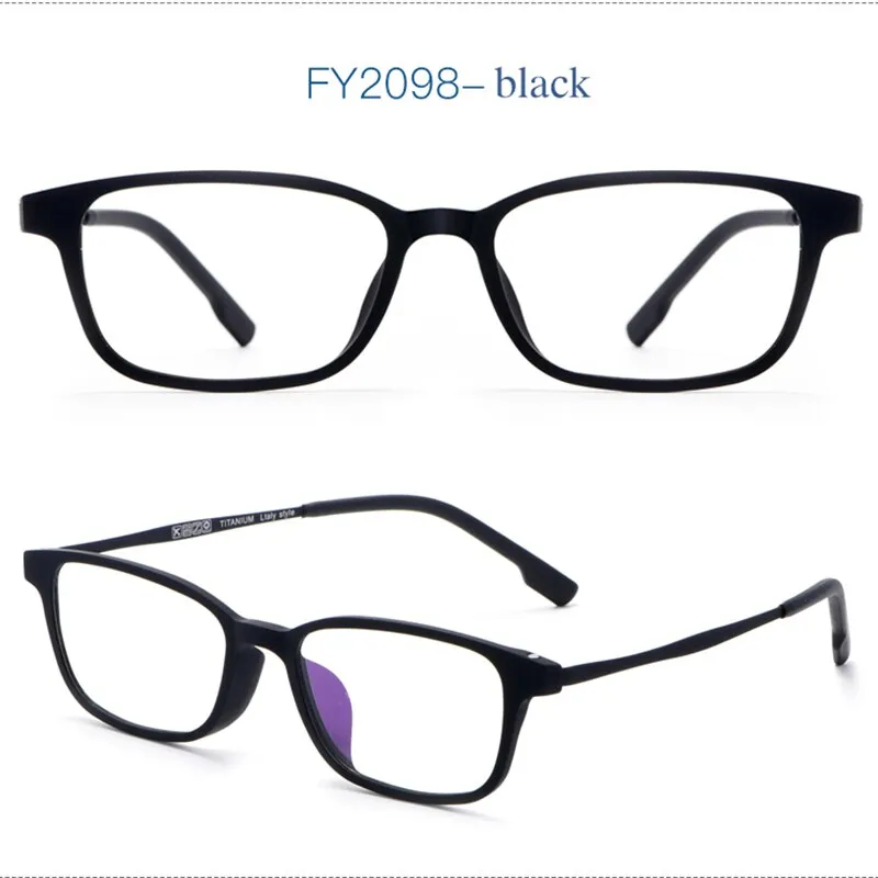 Handoer Unisex Full Rim Square Alloy Reading Glasses FY2091/2098