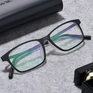 Handoer Unisex Full Rim Square Alloy Reading Glasses FY2091/2098