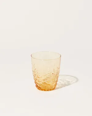 Honeycomb Patterned Tumbler in Amber