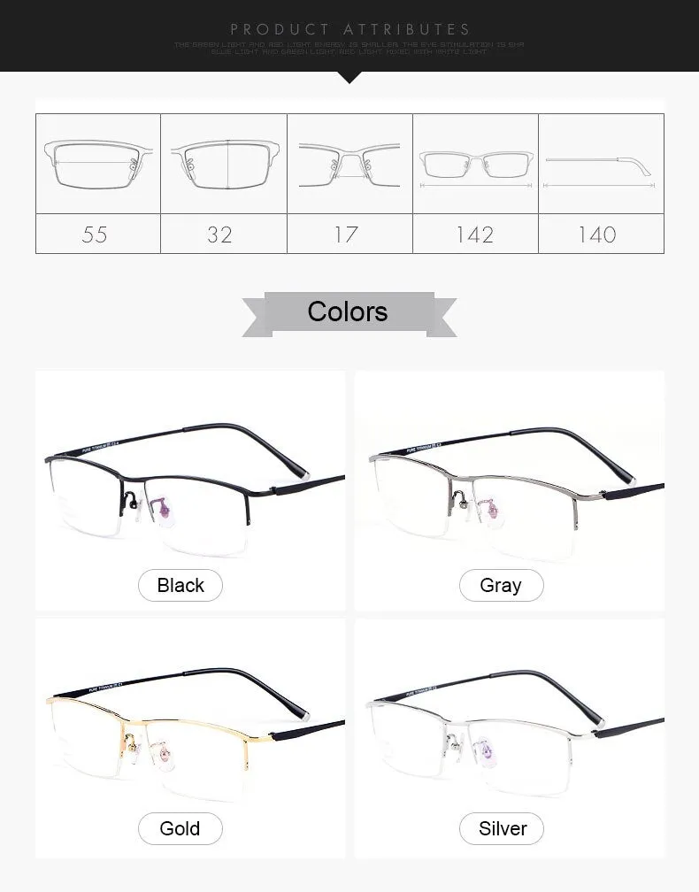 Hotochki Women' Full Rim Titanium Frame Eyeglasses J85148