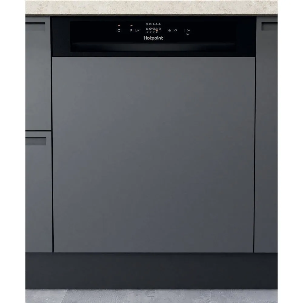 Hotpoint H3BL626BUK Semi Integrated Dishwasher, 14 Place Settings