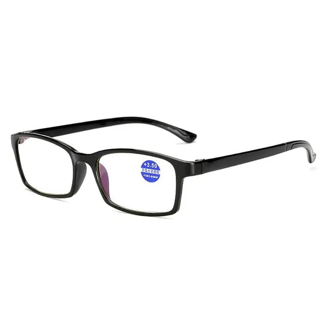 Iboode Unisex Full Rim Square Tr 90 Reading Glasses 4774