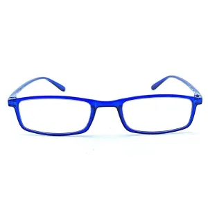 Jubleelens Blue Rectangle READERS Reading Eyeglasses ( 1.00 to  3.00 Power)