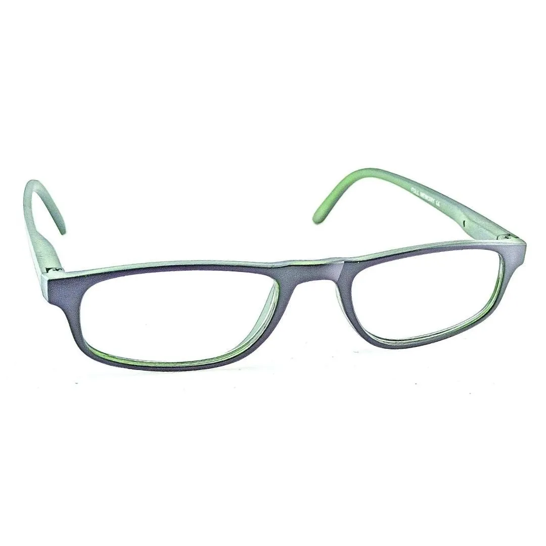 Jubleelens Green Rectangle READERS Reading Eyeglasses ( 1.00 to  3.00 Power)